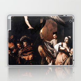 Caravaggio - The Seven Works of Mercy Laptop Skin