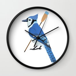 Crew Blue Jay Wall Clock