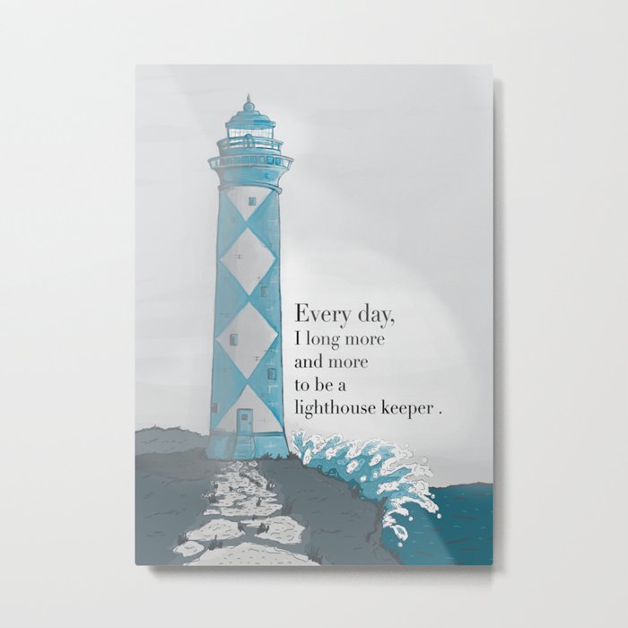 Lighthouse keeper Metal Print