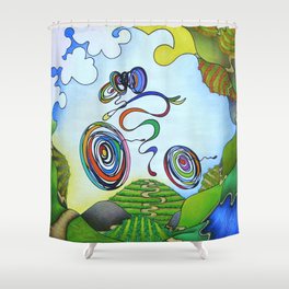 Bicycle, Cycling - Wine Country Rouleur Shower Curtain