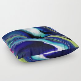 Fluid Abstract 1 Floor Pillow