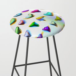 Distorted Hearts Bar Stool