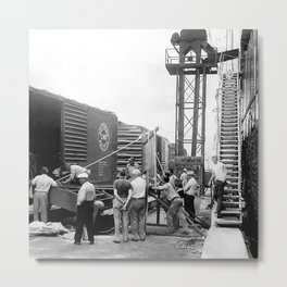 Embarcadero San Diego Metal Print | Digital, Photo, Digital Manipulation, Black And White 
