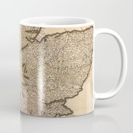 Vintage Map of Scotland (1690) Mug