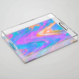 Color Wave Acrylic Tray