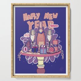 Happy New Year Serving Tray