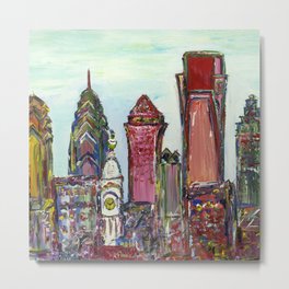 Philadelphia Skyline Metal Print