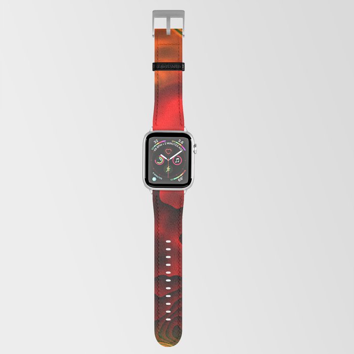 Red Shapes Apple Watch Band