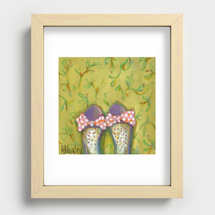 Practically Perfect Pair Recessed Framed Print