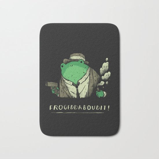 Frogeddaboudit! Bath Mat