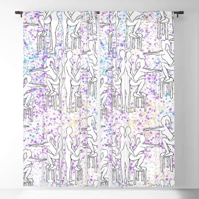 Funfetti Friends Blackout Curtain