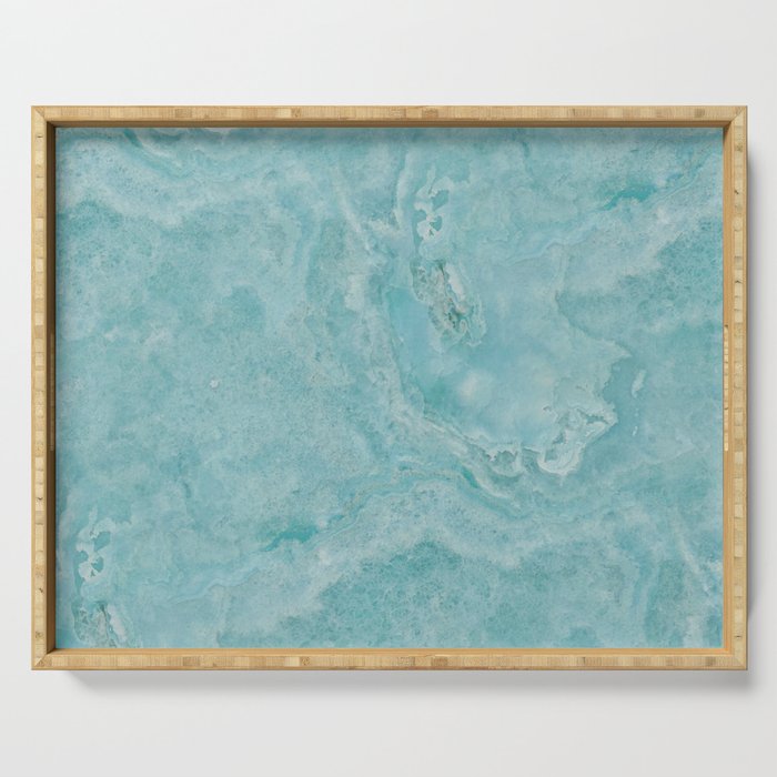 Turquoise marble Serving Tray