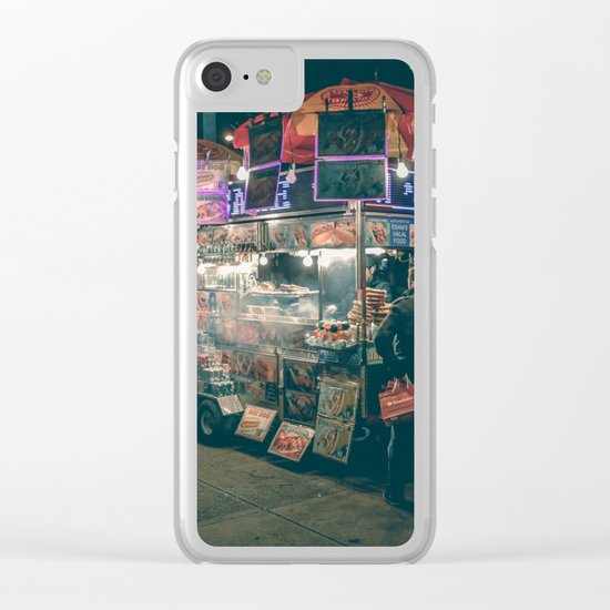 New york city Food Clear iPhone Case
