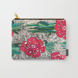 Scarlet Begonias  Carry-All Pouch