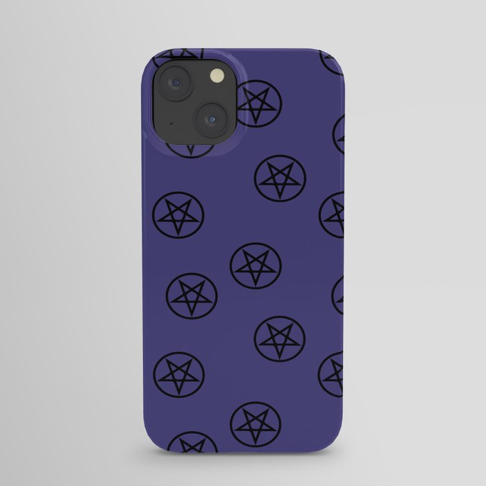 Pentacle on Purple iPhone Case