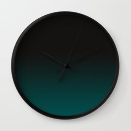 Color Change, Gradation, Forest Green Wall Clock