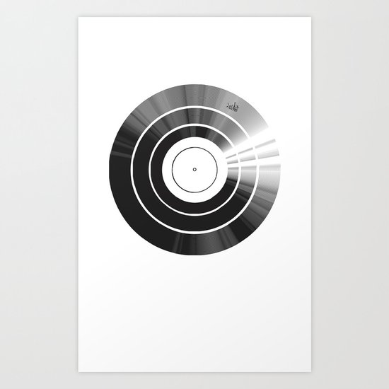 Vinyl Intentions Art Print