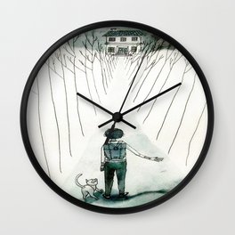 so lonely and so lost... Wall Clock