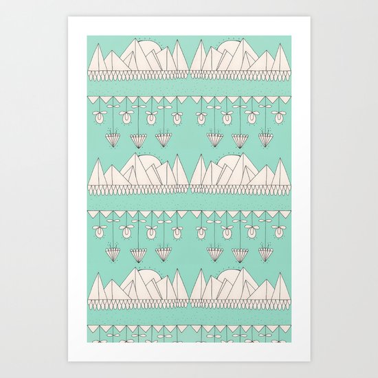 MAGIC MOUNTAIN Art Print