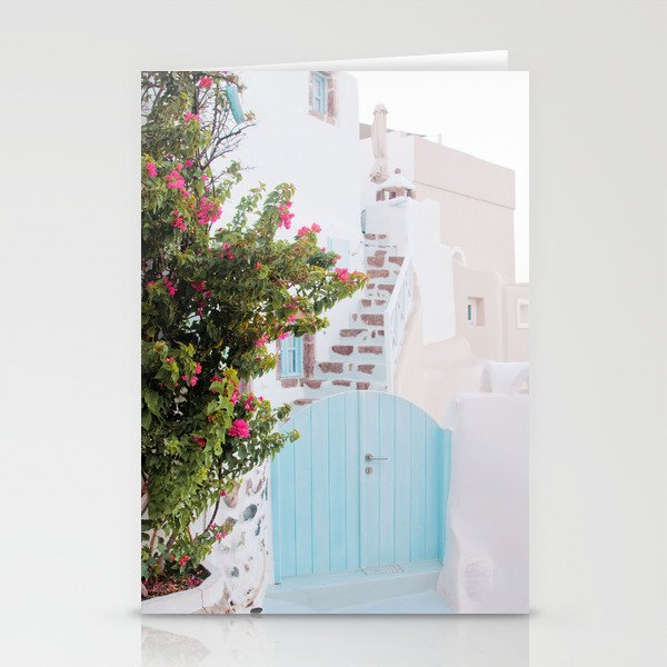 Dreamy Santorini Oia #1 #wall #art #society6 Stationery Cards