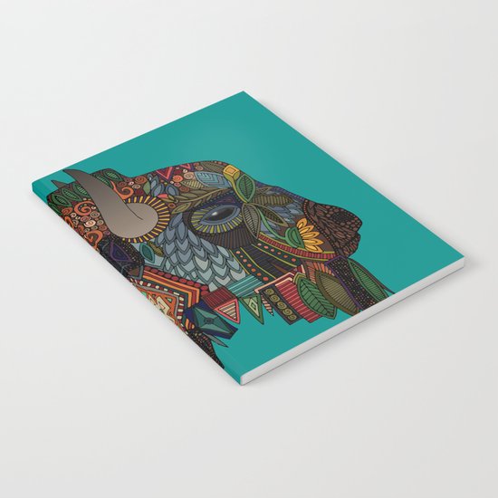 bison teal Notebook
