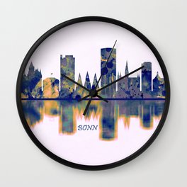 Bonn Skyline Wall Clock