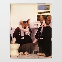 Smoking Kitties  Poster