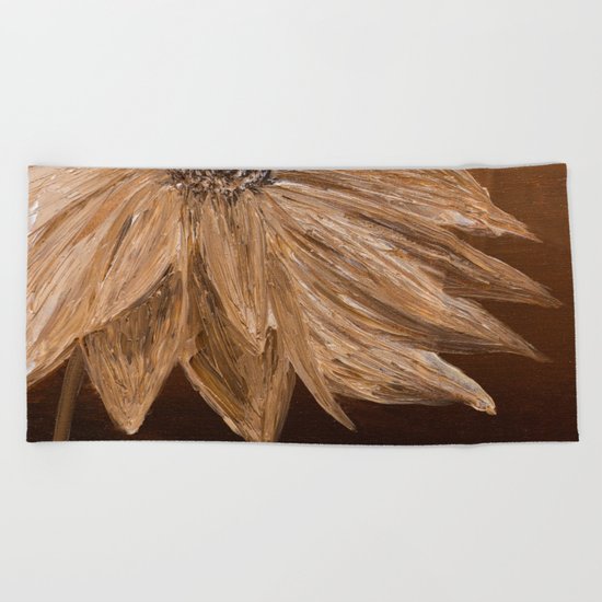 Sepia Beach Towel