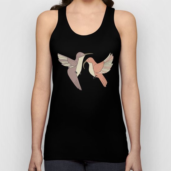 Dancing Hummingbirds Unisex Tank Top
