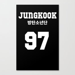 BTS - Jungkook Jersey Canvas Print