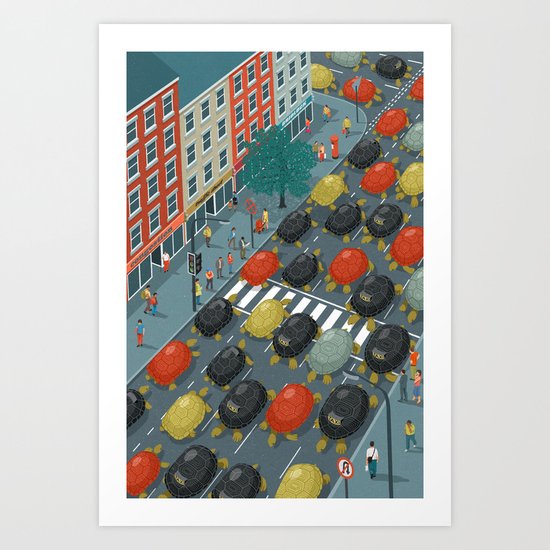 Rush Hour Art Print