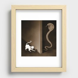 Be careful with you mess with Recessed Framed Print