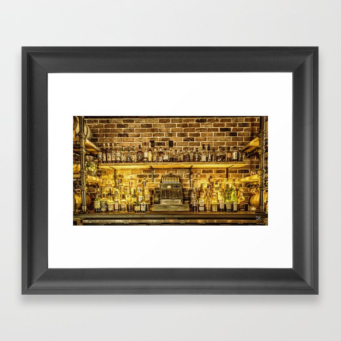 The Prohibition Bar, Savannah, Georgia Framed Art Print