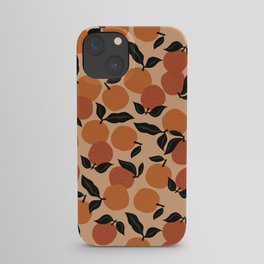 Seamless Citrus Pattern / Oranges iPhone Case