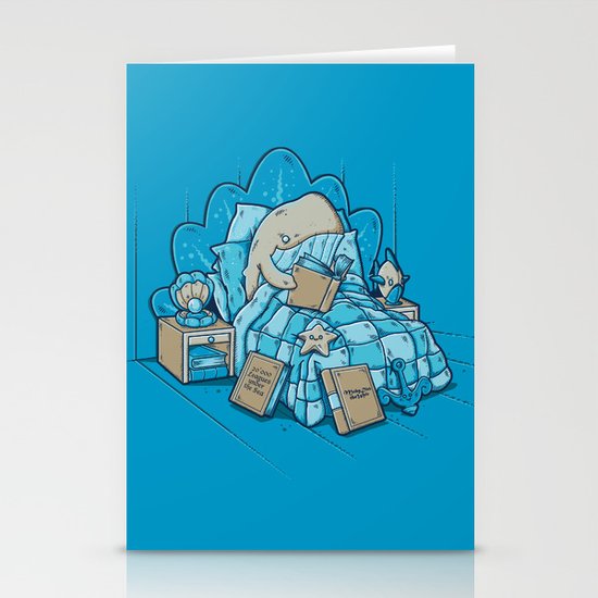 LATE NIGHT READINGS Stationery Cards