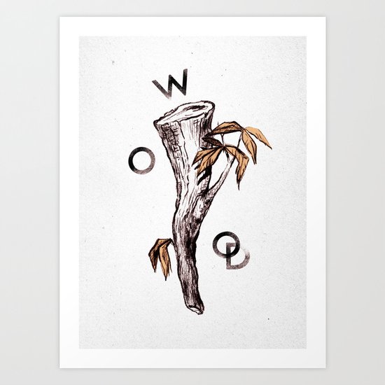 Wood Art Print