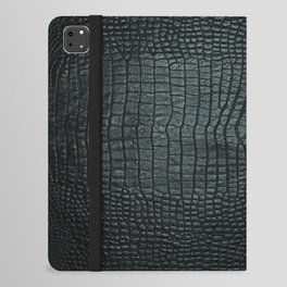 Black snake skin iPad Folio Case