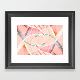 Wrapped in Ribbons: Multicolor Framed Art Print