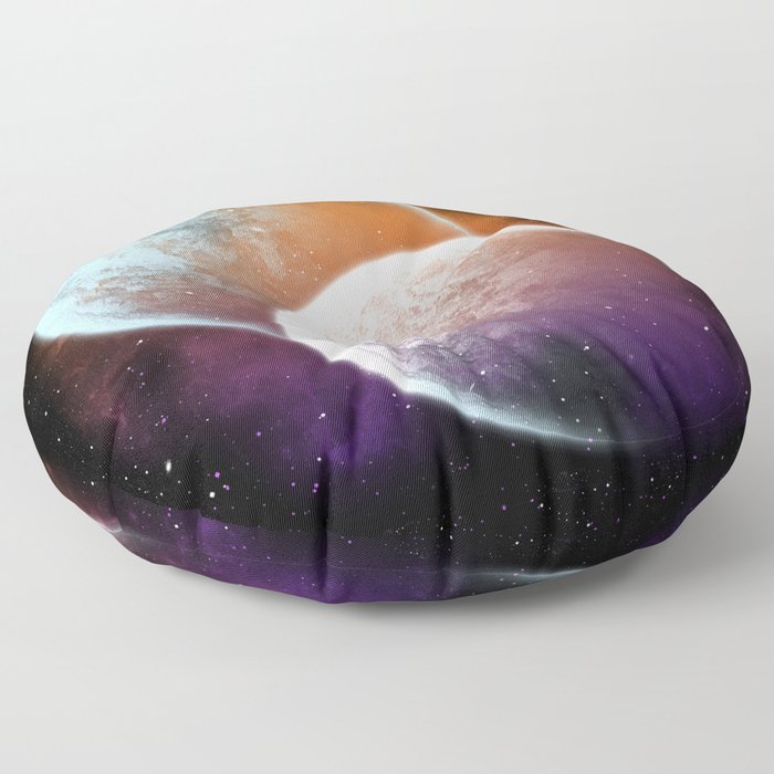 Together forever - Planets Floor Pillow