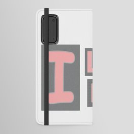 Cute Expression Artwork Design "Love Life". Buy Now Android Wallet Case
