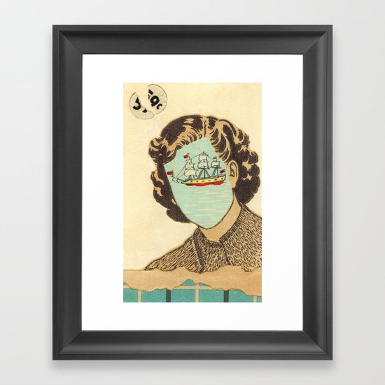 Adrift Framed Art Print