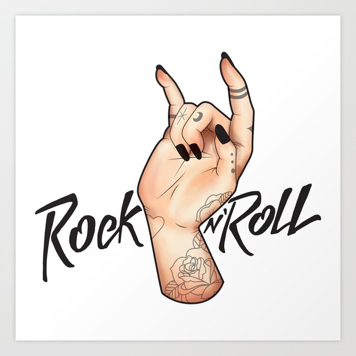 Rock n' Roll Art Print