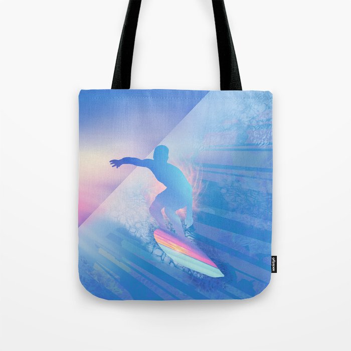 sunset surfer 2 Tote Bag