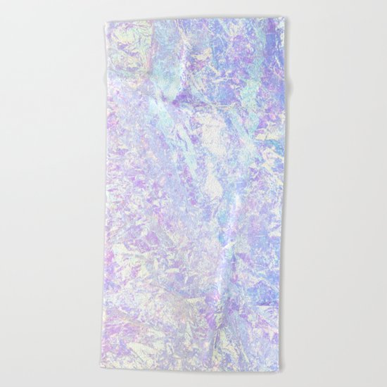 Iridescent Crystal Beach Towel