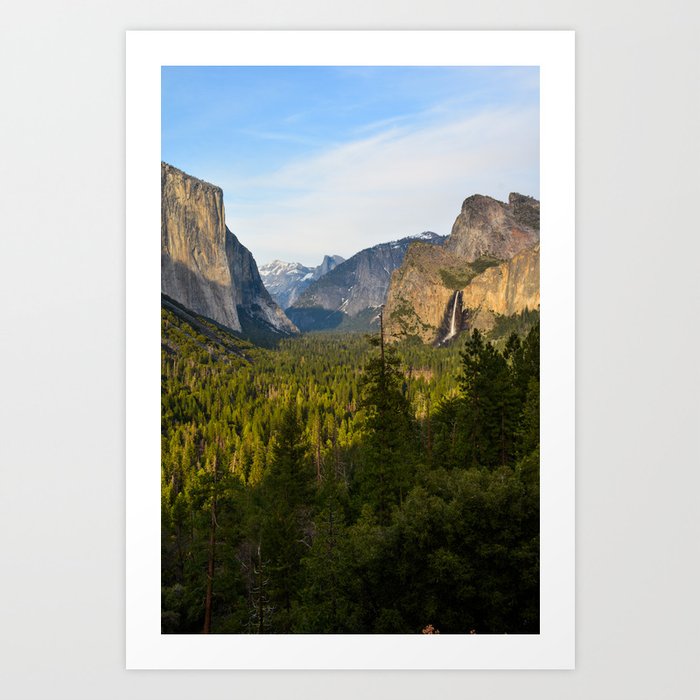 Tunnel View Yosemite - 2 Art Print