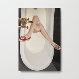 The queen is thirsty. Really, really thirsty Metal Print