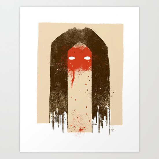 The Silence (Native Woman) Art Print