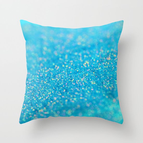 Mermaid Sparkles Throw Pillow