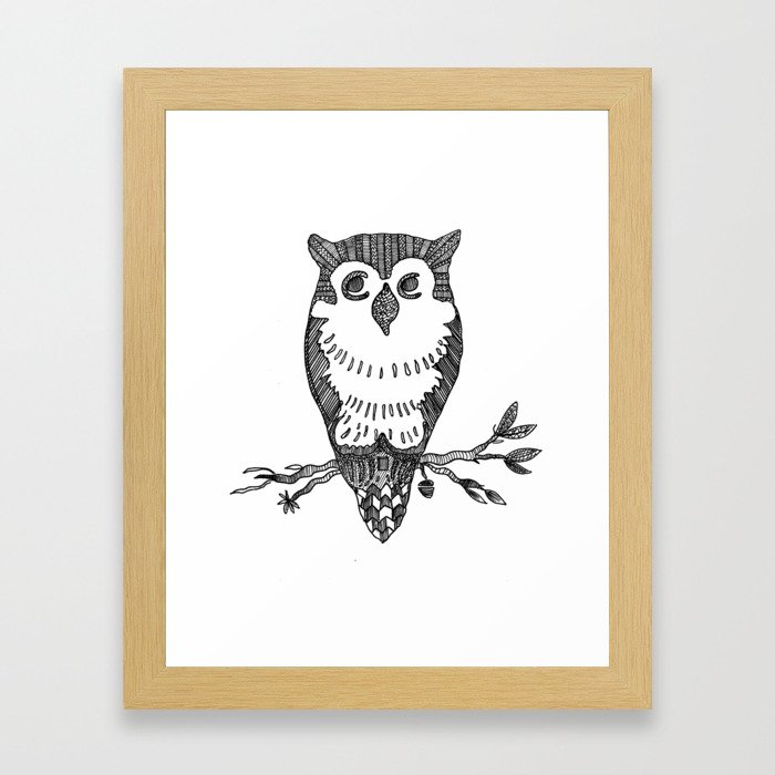 Owl Framed Art Print