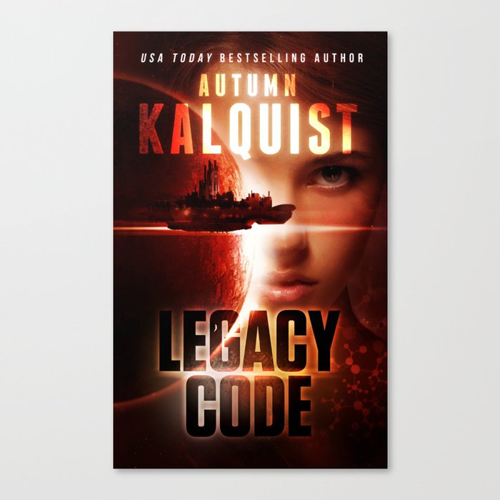 Legacy Code Book Cover Print Canvas Print